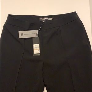 Karl Lagerfeld Black Side ZIP Dress Pant! Size 12!